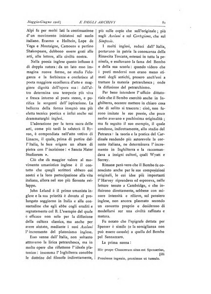 Rivista delle biblioteche e degli archivi periodico di biblioteconomia e di bibliografia di paleografia e di archivistica