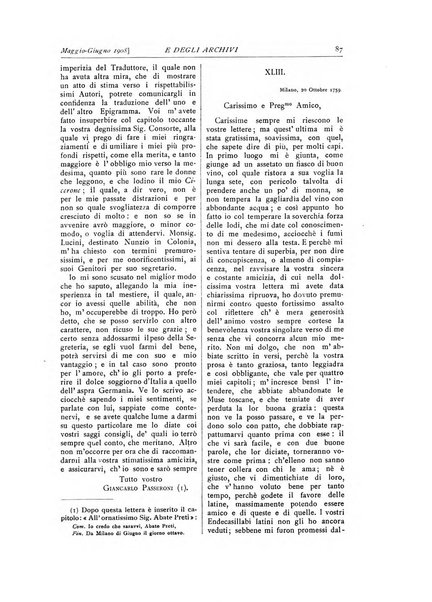 Rivista delle biblioteche e degli archivi periodico di biblioteconomia e di bibliografia di paleografia e di archivistica