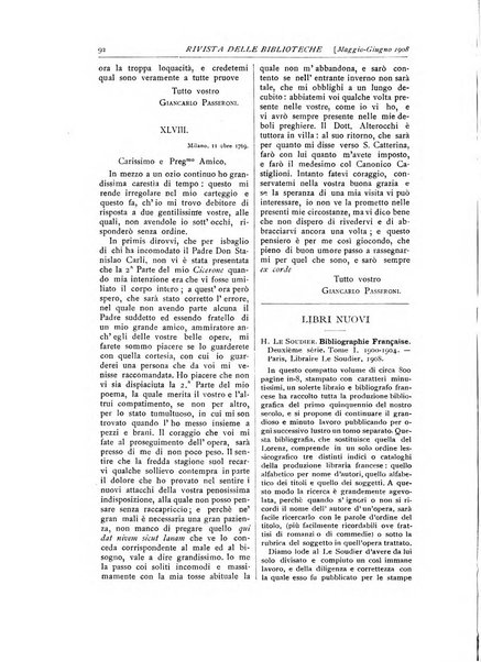 Rivista delle biblioteche e degli archivi periodico di biblioteconomia e di bibliografia di paleografia e di archivistica