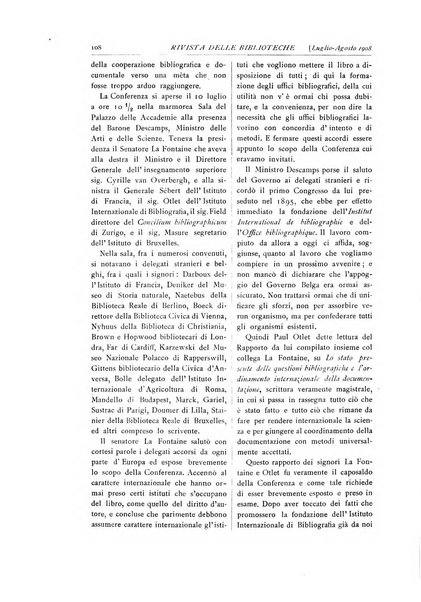 Rivista delle biblioteche e degli archivi periodico di biblioteconomia e di bibliografia di paleografia e di archivistica