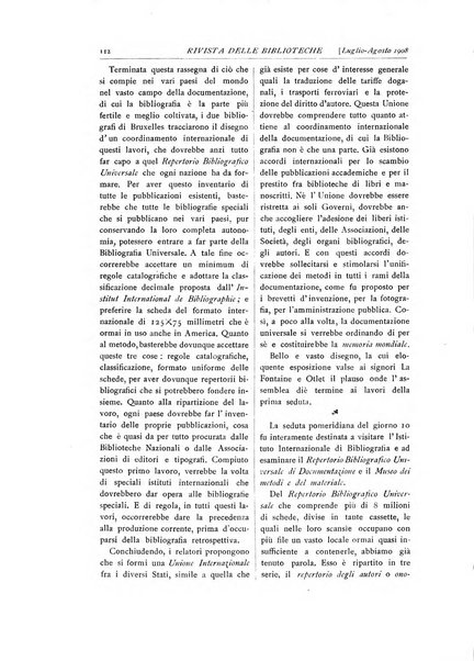 Rivista delle biblioteche e degli archivi periodico di biblioteconomia e di bibliografia di paleografia e di archivistica