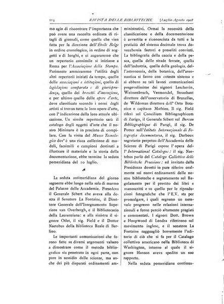 Rivista delle biblioteche e degli archivi periodico di biblioteconomia e di bibliografia di paleografia e di archivistica