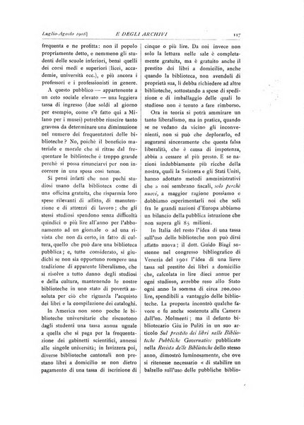 Rivista delle biblioteche e degli archivi periodico di biblioteconomia e di bibliografia di paleografia e di archivistica