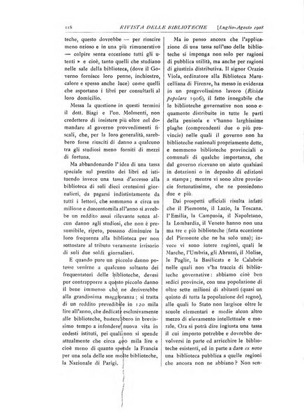 Rivista delle biblioteche e degli archivi periodico di biblioteconomia e di bibliografia di paleografia e di archivistica