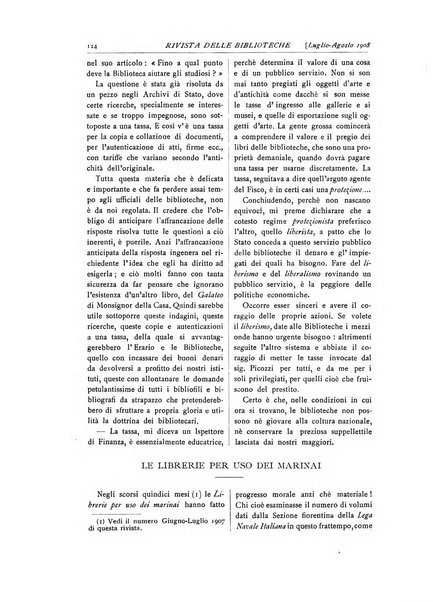 Rivista delle biblioteche e degli archivi periodico di biblioteconomia e di bibliografia di paleografia e di archivistica