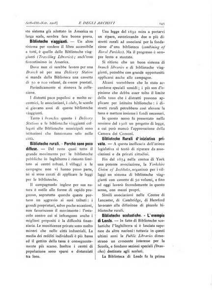 Rivista delle biblioteche e degli archivi periodico di biblioteconomia e di bibliografia di paleografia e di archivistica