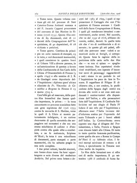 Rivista delle biblioteche e degli archivi periodico di biblioteconomia e di bibliografia di paleografia e di archivistica