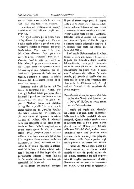 Rivista delle biblioteche e degli archivi periodico di biblioteconomia e di bibliografia di paleografia e di archivistica