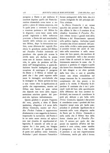 Rivista delle biblioteche e degli archivi periodico di biblioteconomia e di bibliografia di paleografia e di archivistica