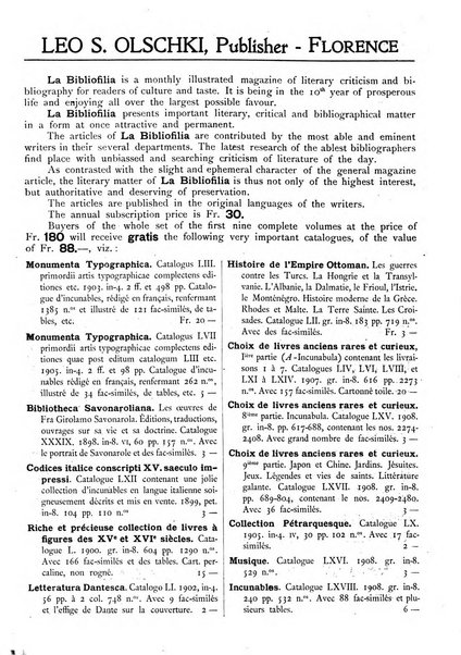 Rivista delle biblioteche e degli archivi periodico di biblioteconomia e di bibliografia di paleografia e di archivistica