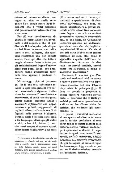 Rivista delle biblioteche e degli archivi periodico di biblioteconomia e di bibliografia di paleografia e di archivistica