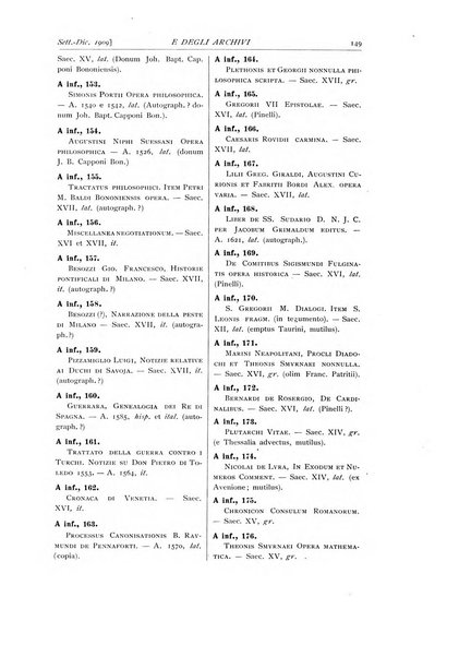 Rivista delle biblioteche e degli archivi periodico di biblioteconomia e di bibliografia di paleografia e di archivistica