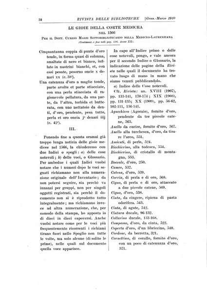 Rivista delle biblioteche e degli archivi periodico di biblioteconomia e di bibliografia di paleografia e di archivistica