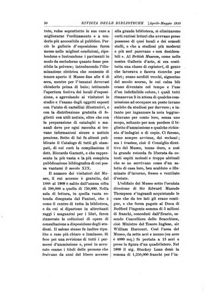 Rivista delle biblioteche e degli archivi periodico di biblioteconomia e di bibliografia di paleografia e di archivistica