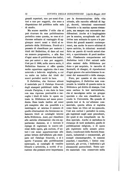 Rivista delle biblioteche e degli archivi periodico di biblioteconomia e di bibliografia di paleografia e di archivistica