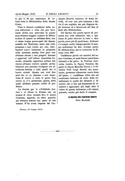 Rivista delle biblioteche e degli archivi periodico di biblioteconomia e di bibliografia di paleografia e di archivistica