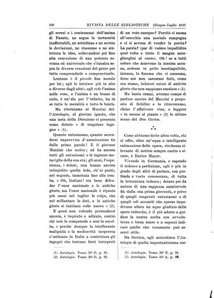 Rivista delle biblioteche e degli archivi periodico di biblioteconomia e di bibliografia di paleografia e di archivistica