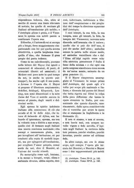 Rivista delle biblioteche e degli archivi periodico di biblioteconomia e di bibliografia di paleografia e di archivistica