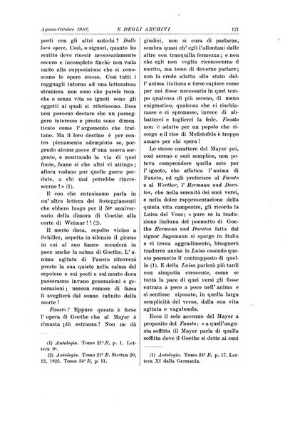 Rivista delle biblioteche e degli archivi periodico di biblioteconomia e di bibliografia di paleografia e di archivistica