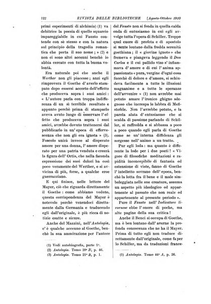 Rivista delle biblioteche e degli archivi periodico di biblioteconomia e di bibliografia di paleografia e di archivistica