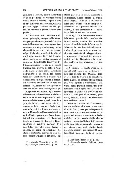 Rivista delle biblioteche e degli archivi periodico di biblioteconomia e di bibliografia di paleografia e di archivistica