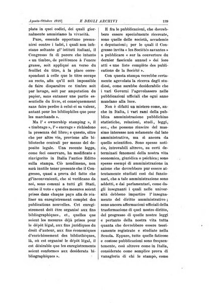 Rivista delle biblioteche e degli archivi periodico di biblioteconomia e di bibliografia di paleografia e di archivistica