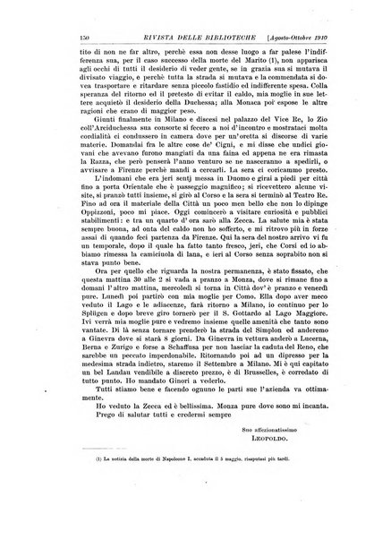 Rivista delle biblioteche e degli archivi periodico di biblioteconomia e di bibliografia di paleografia e di archivistica