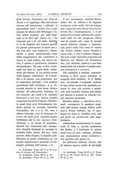 Rivista delle biblioteche e degli archivi periodico di biblioteconomia e di bibliografia di paleografia e di archivistica