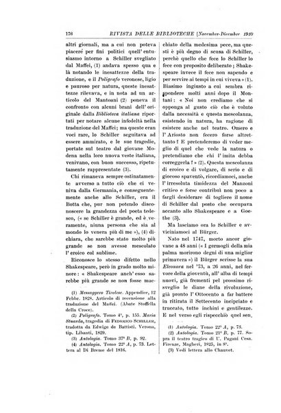 Rivista delle biblioteche e degli archivi periodico di biblioteconomia e di bibliografia di paleografia e di archivistica