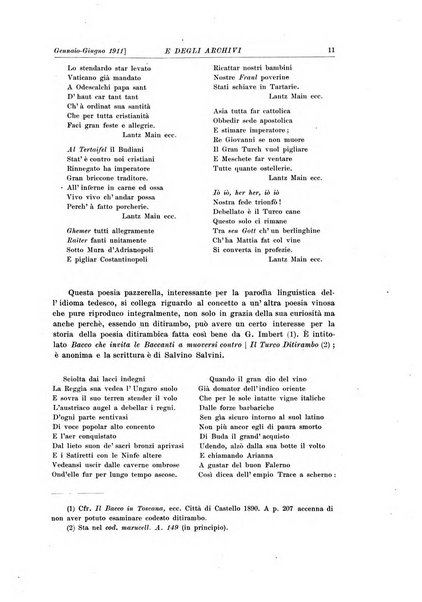 Rivista delle biblioteche e degli archivi periodico di biblioteconomia e di bibliografia di paleografia e di archivistica