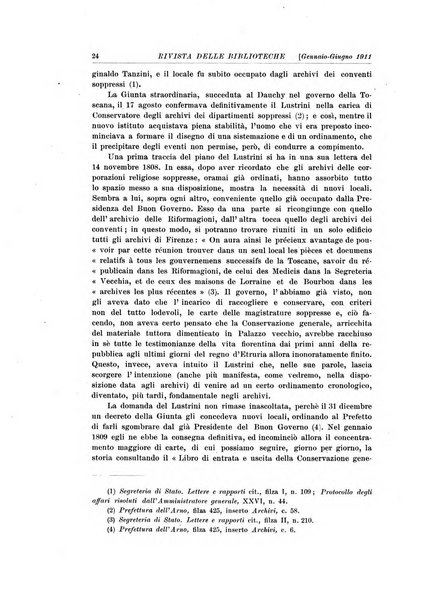 Rivista delle biblioteche e degli archivi periodico di biblioteconomia e di bibliografia di paleografia e di archivistica