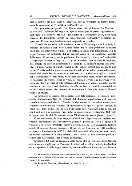 Rivista delle biblioteche e degli archivi periodico di biblioteconomia e di bibliografia di paleografia e di archivistica