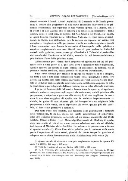 Rivista delle biblioteche e degli archivi periodico di biblioteconomia e di bibliografia di paleografia e di archivistica