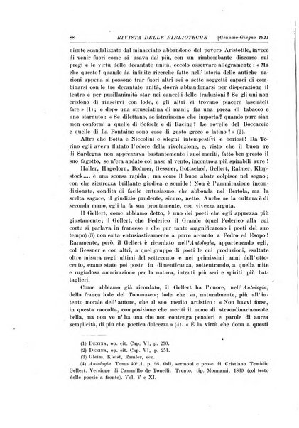 Rivista delle biblioteche e degli archivi periodico di biblioteconomia e di bibliografia di paleografia e di archivistica