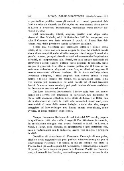 Rivista delle biblioteche e degli archivi periodico di biblioteconomia e di bibliografia di paleografia e di archivistica