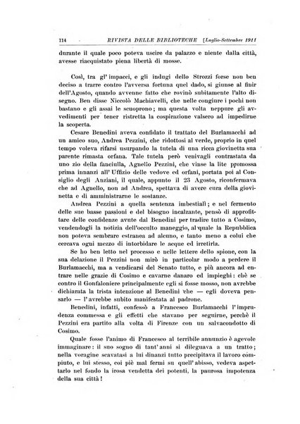 Rivista delle biblioteche e degli archivi periodico di biblioteconomia e di bibliografia di paleografia e di archivistica