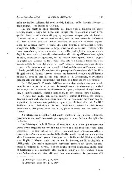 Rivista delle biblioteche e degli archivi periodico di biblioteconomia e di bibliografia di paleografia e di archivistica