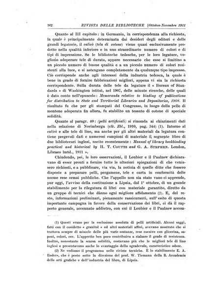 Rivista delle biblioteche e degli archivi periodico di biblioteconomia e di bibliografia di paleografia e di archivistica