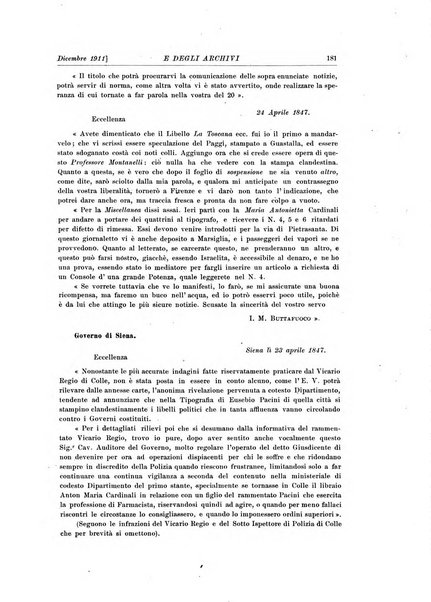 Rivista delle biblioteche e degli archivi periodico di biblioteconomia e di bibliografia di paleografia e di archivistica