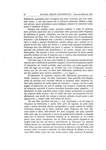 Rivista delle biblioteche e degli archivi periodico di biblioteconomia e di bibliografia di paleografia e di archivistica