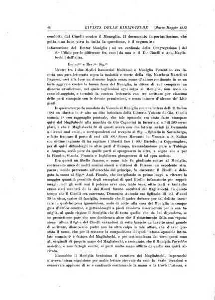 Rivista delle biblioteche e degli archivi periodico di biblioteconomia e di bibliografia di paleografia e di archivistica