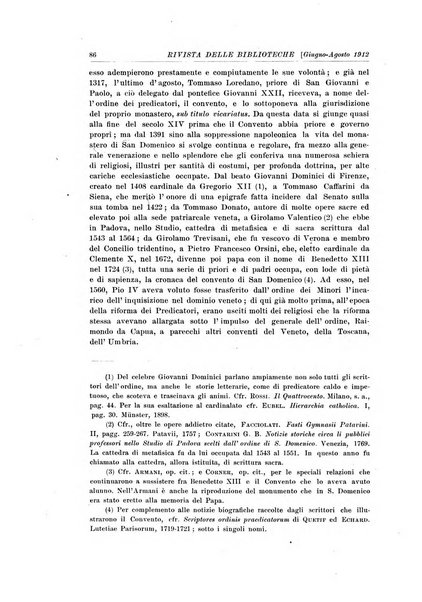 Rivista delle biblioteche e degli archivi periodico di biblioteconomia e di bibliografia di paleografia e di archivistica