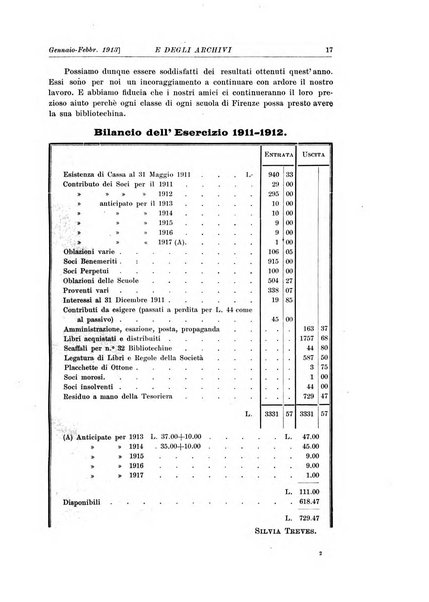 Rivista delle biblioteche e degli archivi periodico di biblioteconomia e di bibliografia di paleografia e di archivistica