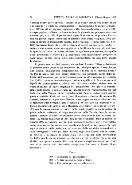 Rivista delle biblioteche e degli archivi periodico di biblioteconomia e di bibliografia di paleografia e di archivistica