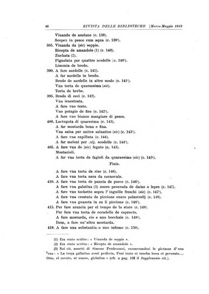 Rivista delle biblioteche e degli archivi periodico di biblioteconomia e di bibliografia di paleografia e di archivistica