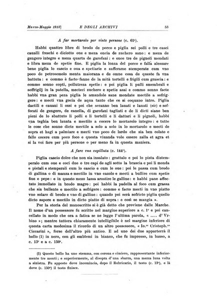 Rivista delle biblioteche e degli archivi periodico di biblioteconomia e di bibliografia di paleografia e di archivistica