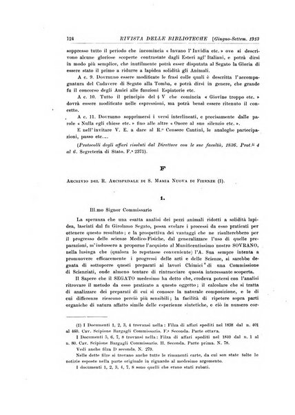 Rivista delle biblioteche e degli archivi periodico di biblioteconomia e di bibliografia di paleografia e di archivistica