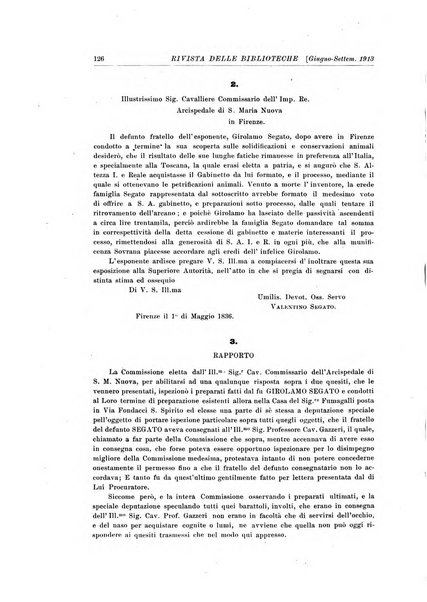 Rivista delle biblioteche e degli archivi periodico di biblioteconomia e di bibliografia di paleografia e di archivistica