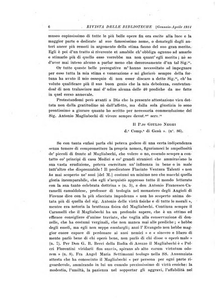 Rivista delle biblioteche e degli archivi periodico di biblioteconomia e di bibliografia di paleografia e di archivistica