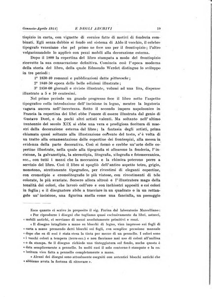 Rivista delle biblioteche e degli archivi periodico di biblioteconomia e di bibliografia di paleografia e di archivistica